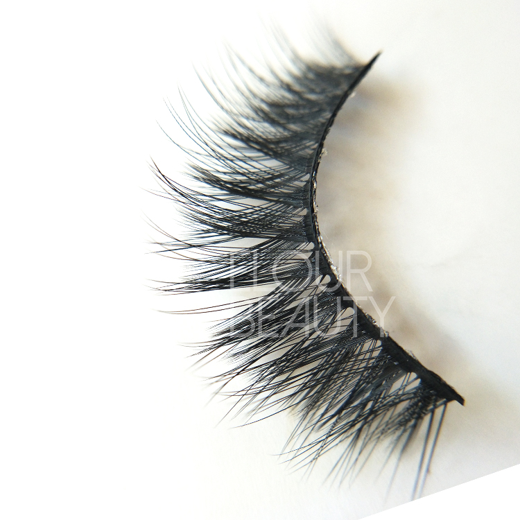 Best 3D mink faux lashes custom package wholesale ED41